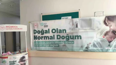 DÜZCE(İHA) – Düzce’nin Akçakoca ilçesinde Normal Doğum Eylem Planı kapsamında,