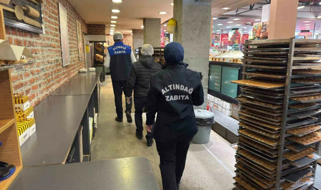 Altındağ Belediyesi Zabıta Müdürlüğü ekipleri, yılbaşı gecesinin sorunsuz geçmesi için