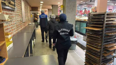 Altındağ Belediyesi Zabıta Müdürlüğü ekipleri, yılbaşı gecesinin sorunsuz geçmesi için