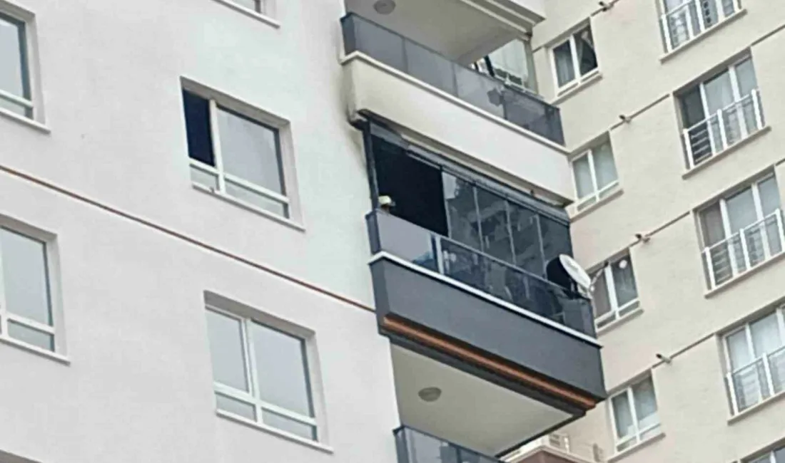 Ankara’nın Mamak ilçesinde 10 katlı apartmanın 6’ncı katındaki evde çıkan