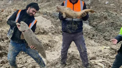 Arnavutköy’de bulunan Bolluca Mavi Göl’ün İstanbul Büyükşehir Belediyesi tarafından dolgu
