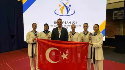 Avrupa Ümitler Taekwondo Şampiyonası’nın üçüncü gününde milli sporcular birisi altın