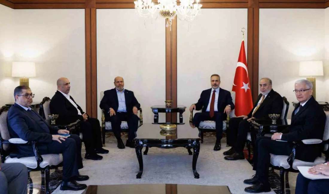 Dışişleri Bakanı Hakan Fidan, Hamas Siyasi Büro Üyesi Halil Hayye