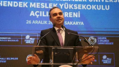 Sanayi ve Teknoloji Bakanı Mehmet Fatih Kacır, “Üretimde ve teknoloji