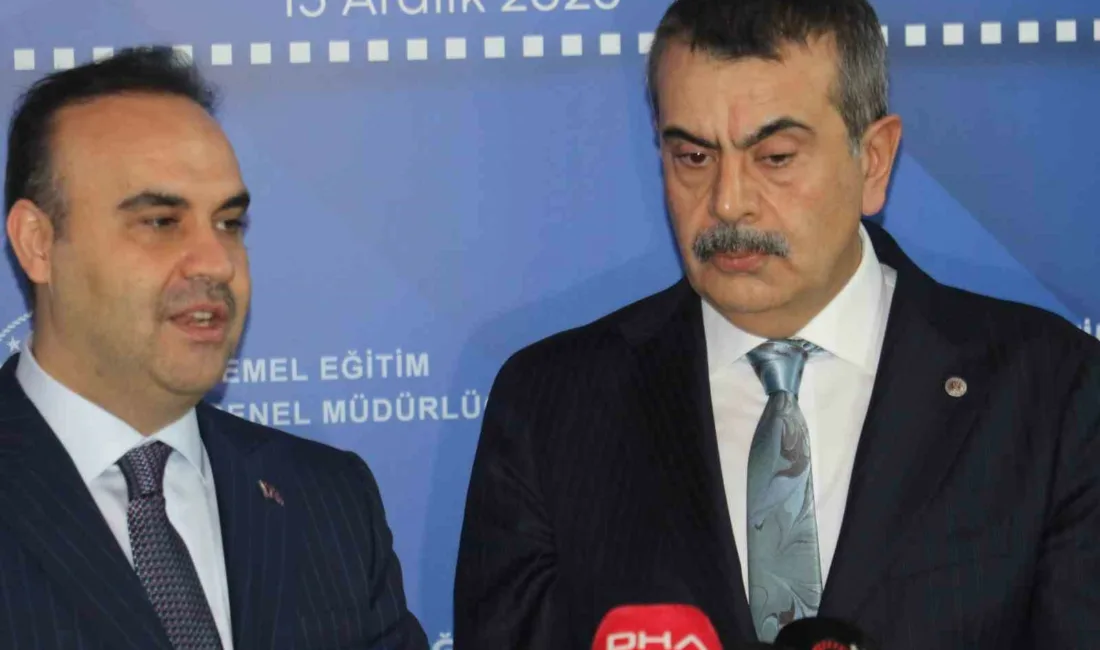 Milli Eğitim Bakanı Yusuf Tekin, “Ülkesinde yapılanlarla gurur duyan bir