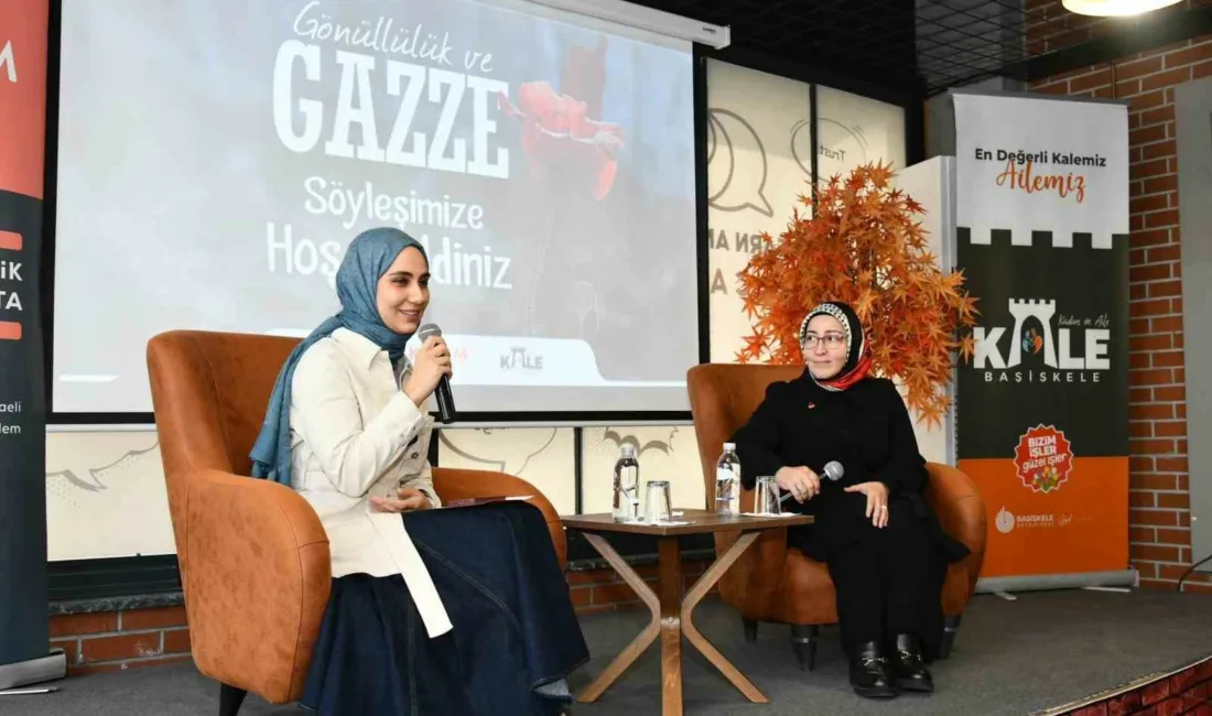 Başiskele’de düzenlenen söyleşide, İsrail’in saldırıları altındaki Gazze’de yaşanan insani dram