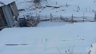 Ankara’nın Beypazarı ilçesinin yüksek kesimlerinde kar yağışı etkili oldu. Beypazarı’nda