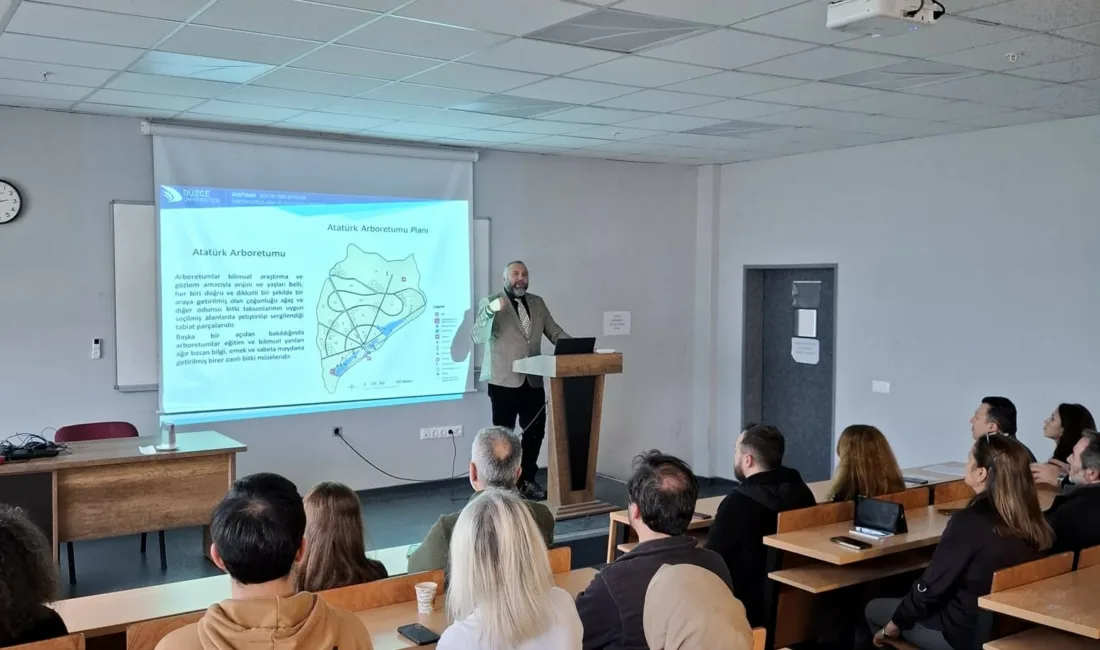 Düzce Üniversitesi Ziraat Fakültesi tarafından düzenlenen Ziraat Fakültesi Konferansları serisinin