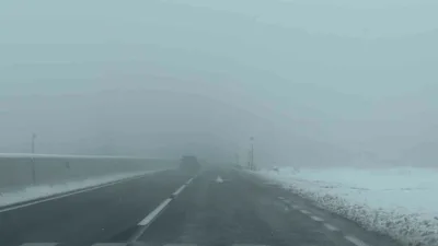 Türkiye’nin en önemli geçiş güzergahlarından Bolu Dağı’nın Düzce geçişinde yoğun