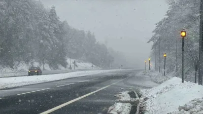 Türkiye’nin en önemli geçiş güzergahlarından D-100 kara yolunun Bolu Dağı