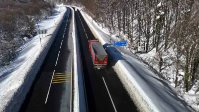 Bolu Dağı’nda 3 gündür aralıklarla etkili olan kar yağışının ardından