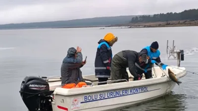Bolu’nun Seben ilçesindeki Taşlıyayla Göleti’ne kaçak avcılar tarafından bırakılan 500