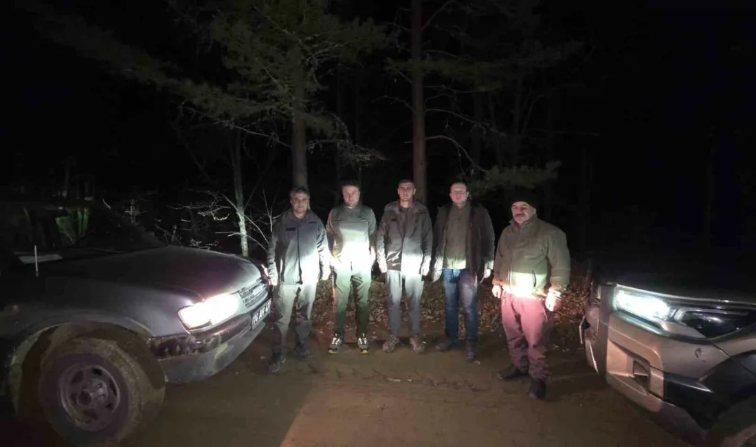 Bolu’da Doğa Koruma ve Milli Parklar (DKMP) Şube Müdürlüğü ekipleri,