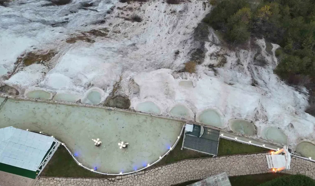 Bolu’da “Küçük Pamukkale” olarak bilinen ve doğal güzelliğiyle hayran bırakan