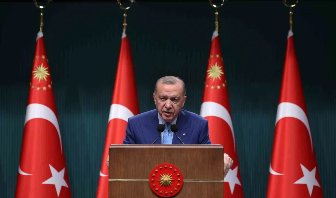 Cumhurbaşkanı Recep Tayyip Erdoğan, “Dünyada merkezinde bölgemizin olduğu sancılı bir