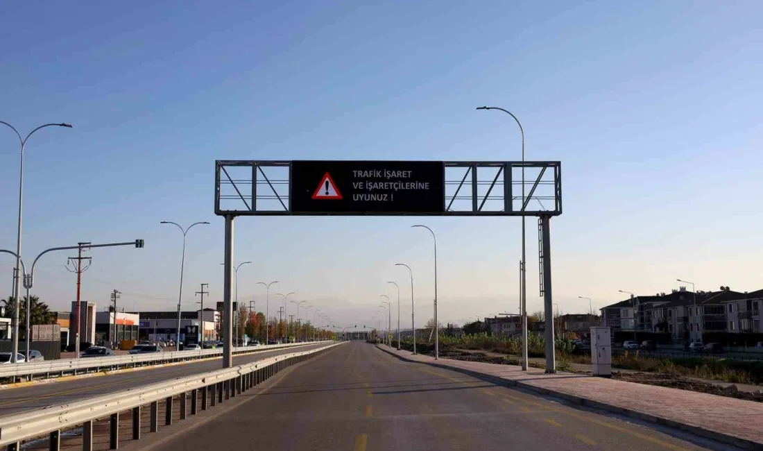 Sakarya Büyükşehir Belediyesi, trafik güvenliğini artırmak amacıyla kullanılan Değişken Mesaj