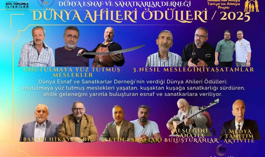 Dünya Esnaf ve Sanatkarlar Derneği-Ahi Enstitüsü tarafından geleneksel hale getirilen