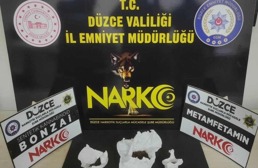Düzce’de 66 ayrı çalışmada 69 uyuşturucu kullanıcısı yakalandı, uyuşturucu satan