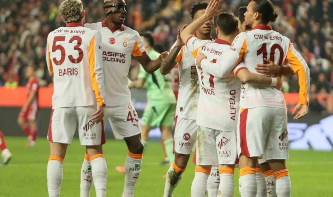 Antalyaspor karşılaşmasından galip ayrılan Galatasaray, Trendyol Süper Lig’de deplasmanda 2