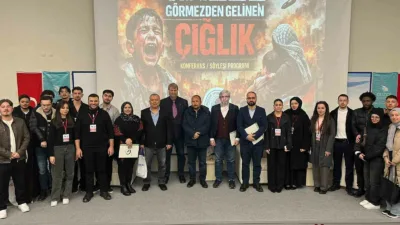 DÜZCE(İHA) – Düzce Üniversitesi Gençler Merek Ediyor topluluğu tarafından Gazze’de