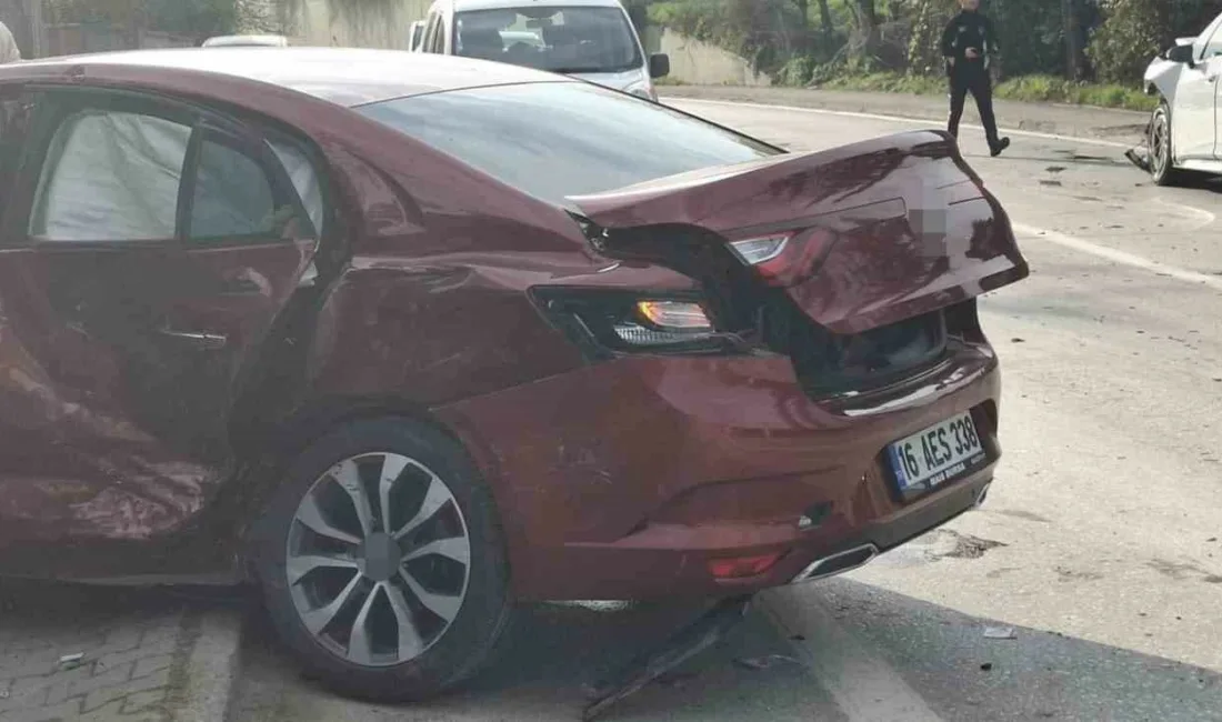 Sakarya’nın Sapanca ilçesinde iki otomobilin çarpışması neticesinde meydana gelen kazada