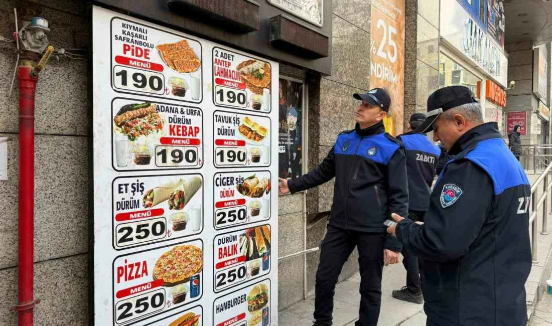 Karabük Belediyesi, şehir düzenini korumak ve kamusal alanların güvenli kullanımını
