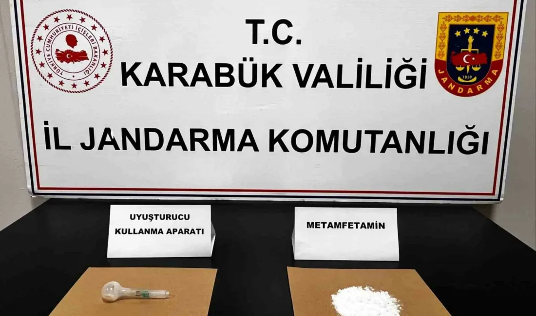Karabük’te düzenlenen operasyonda sentetik ecza hap ve uyuşturucu madde ele