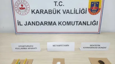 Karabük’te jandarma ekiplerince düzenlenen uyuşturucu operasyonlarında sentetik ecza hap ve