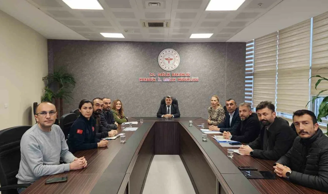 Karabük’te acil sağlık hizmetlerinin mevcut durumu ve gelecek hedefleri masaya