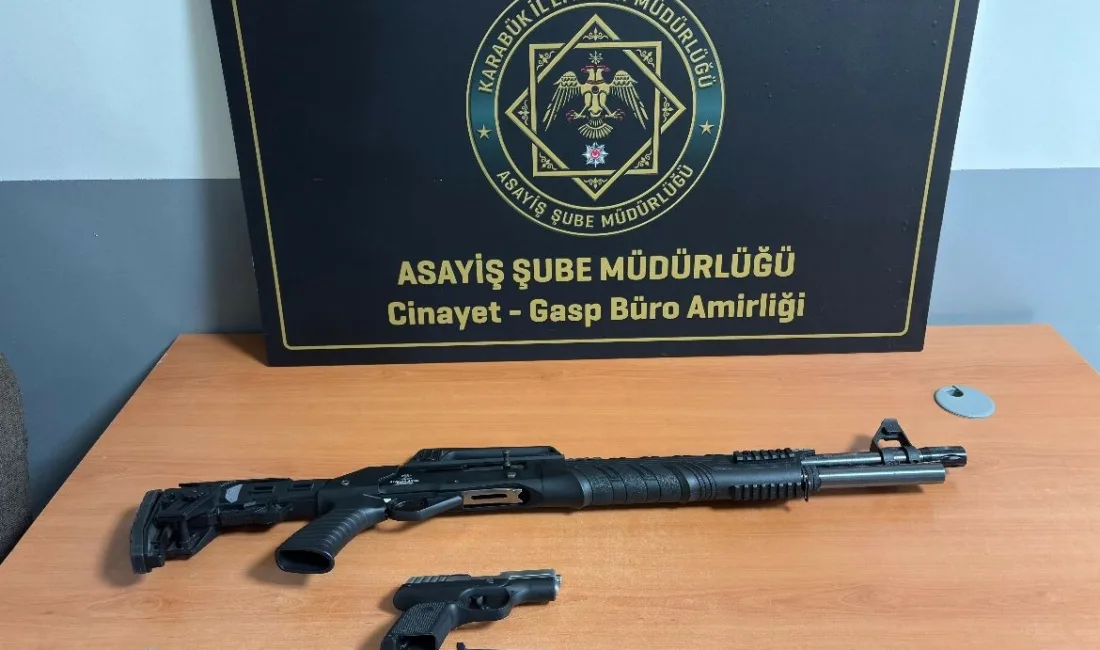 Karabük’te polis ekiplerince düzenlenen asayiş uygulamalarında çok sayıda silah ve