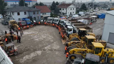 Düzce Belediyesi, hafta sonu beklenen kar yağışı öncesinde karla mücadele