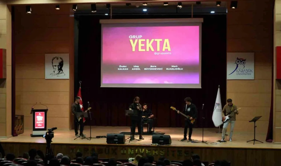 Karabük Üniversitesi (KBÜ) tarafından kültür ve sanat etkinlikleri kapsamında düzenlenen