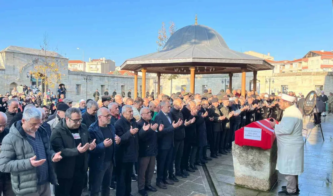 Kırklareli’nin Babaeski ilçesinde hayatını kaybeden 73 yaşındaki Kıbrıs Gazisi Ekrem