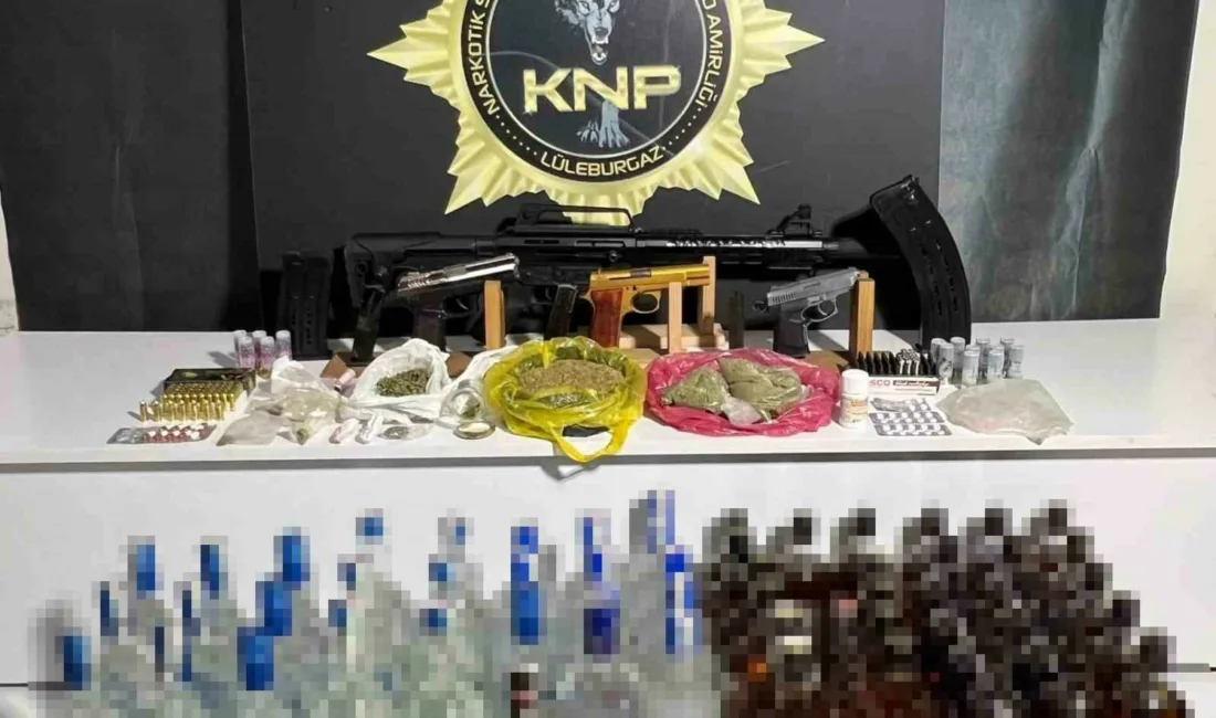 Kırklareli İl Emniyet Müdürlüğü Narkotik Suçlarla Mücadele Şube Müdürlüğü ekipleri