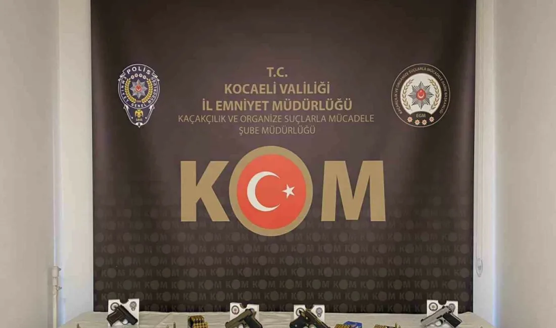 Kocaeli ve İstanbul’da suç örgütüne yönelik eş zamanlı düzenlenen operasyonda