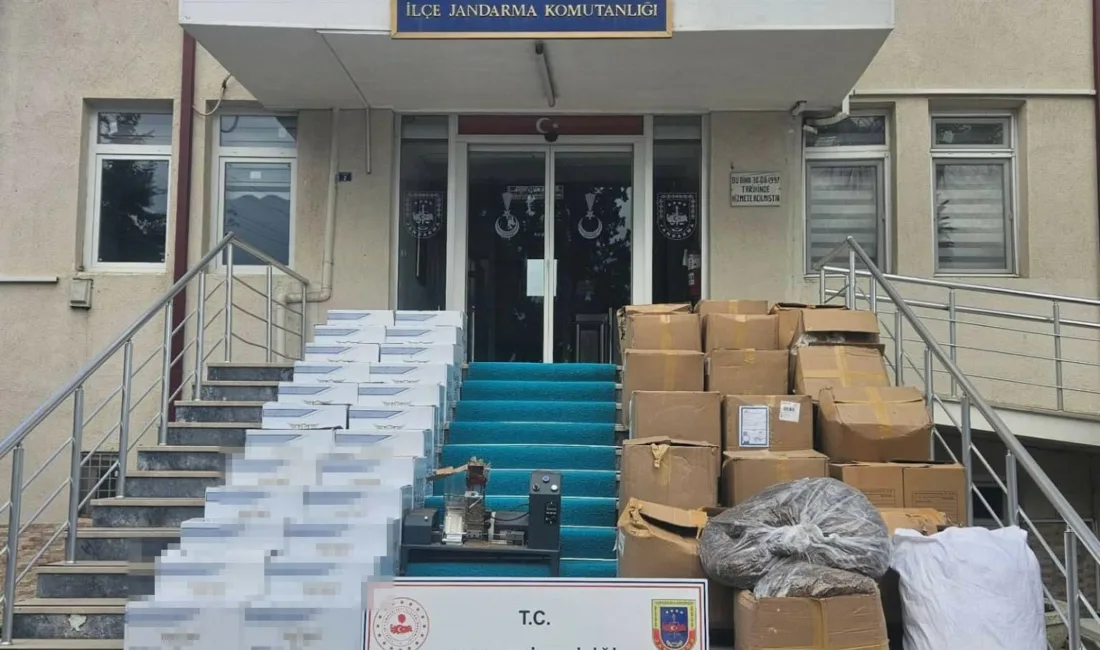 Kocaeli’nin Darıca ilçesinde jandarma ekiplerince düzenlenen kaçakçılık operasyonunda, piyasa değeri