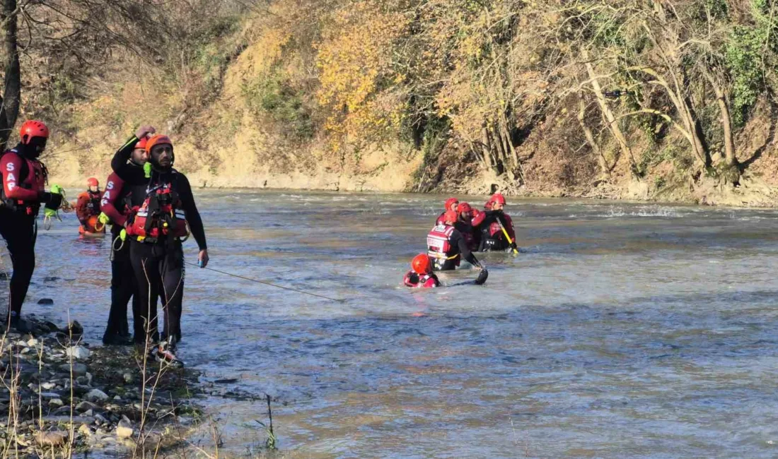 Düzce Melen Çayı, SAR Arama Kurtarma Derneği’nin nefes kesen tatbikatına