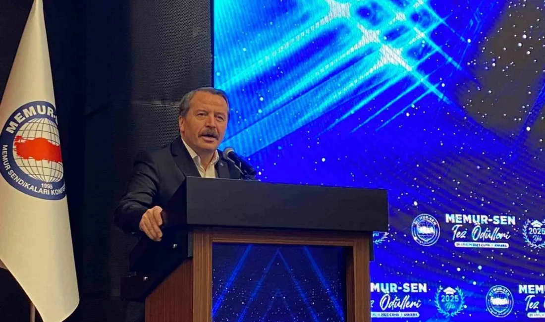 Memur Sendikaları Konfederasyonu (Memur-Sen) tarafından sorunların çözülmesi amacıyla düzenlenen Tez