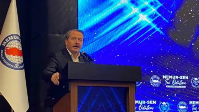 Memur Sendikaları Konfederasyonu (Memur-Sen) tarafından sorunların çözülmesi amacıyla düzenlenen Tez