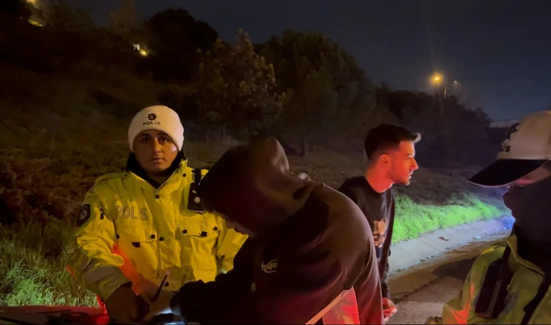 Tekirdağ Çorlu’da çevirmeye yakın bir mesafede bir araçta yapılan sürücü