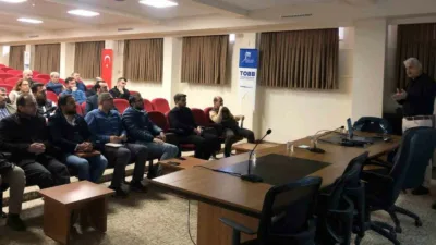 Karabük Üniversitesi (KBÜ) TOBB Teknik Bilimler Meslek Yüksekokulu konferans salonunda,