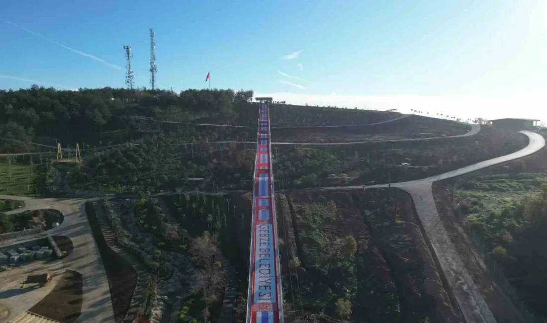 Kocaeli’nin Gebze ilçesinde yapımı tamamlanma aşamasına gelen Pelitli Mesire Alanı,