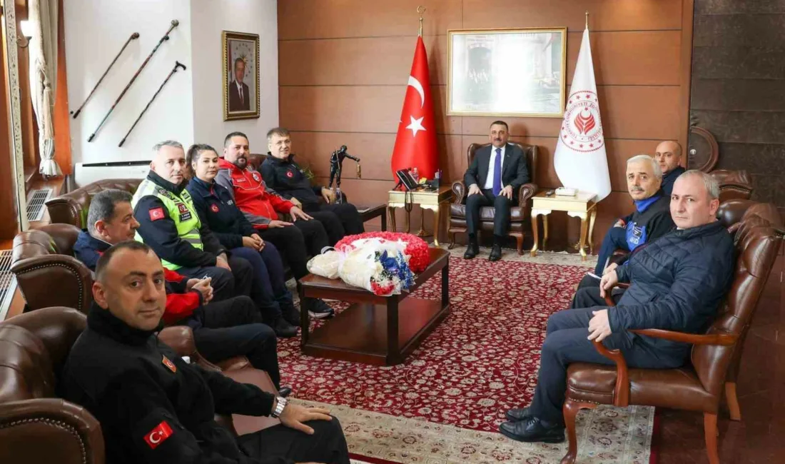 Zonguldak Valisi Osman Hacıbektaşoğlu, Afet ve Acil Durum Yönetimi Başkanlığı’nın