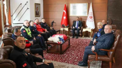 Zonguldak Valisi Osman Hacıbektaşoğlu, Afet ve Acil Durum Yönetimi Başkanlığı’nın