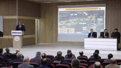 Zonguldak Valisi Osman Hacıbektaşoğlu başkanlığında, ilgili kamu kurumları ve belediye