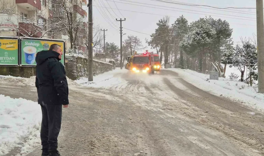Zonguldak Alaplı Belediye Başkanı Nuri Tekin, ilçede 12 yıldır karlı