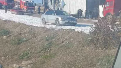 Ankara’nın Akyurt ilçesinde geri dönüşüm fabrikasında çıkan yangın itfaiyenin müdahalesiyle