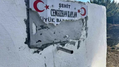 Ankara’da Şehit Cengizhan Kaplan adına ailesi tarafından yaptırılan hayrat çeşmesine