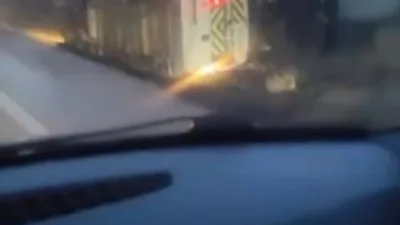 Ankara’nın Akyurt ilçesinde servis aracının yan yatması sonucu 7 kişi