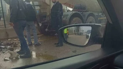 Ankara’nın Çubuk ilçesinde sis nedeniyle meydana gelen iki ayrı trafik
